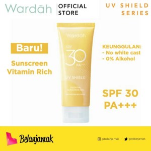 Wardah UV Shield Essential Sunscreen Gel SPF 30 PA +++ 40 ml